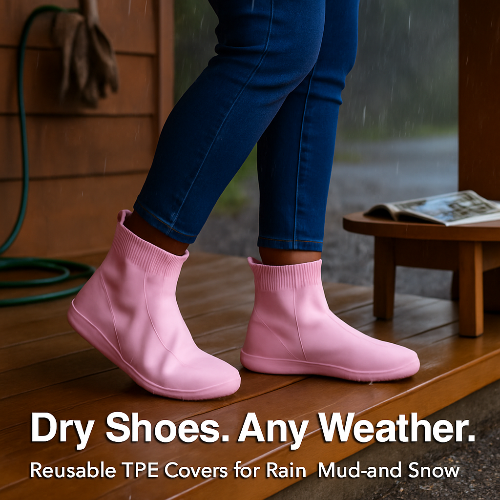 Waterproof Shoe Covers for Rain - Non-Slip Protectors