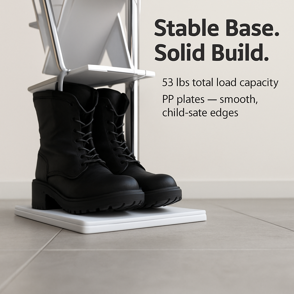 Narrow Vertical Shoe Rack 5 Tier Organizer
