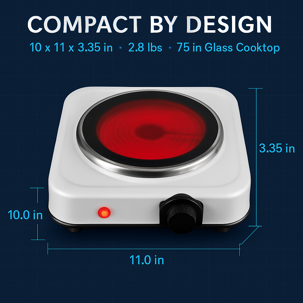 Infrared Single Burner Portable Hot Plate Stove