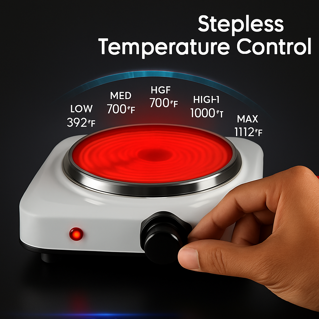 Infrared Single Burner Portable Hot Plate Stove