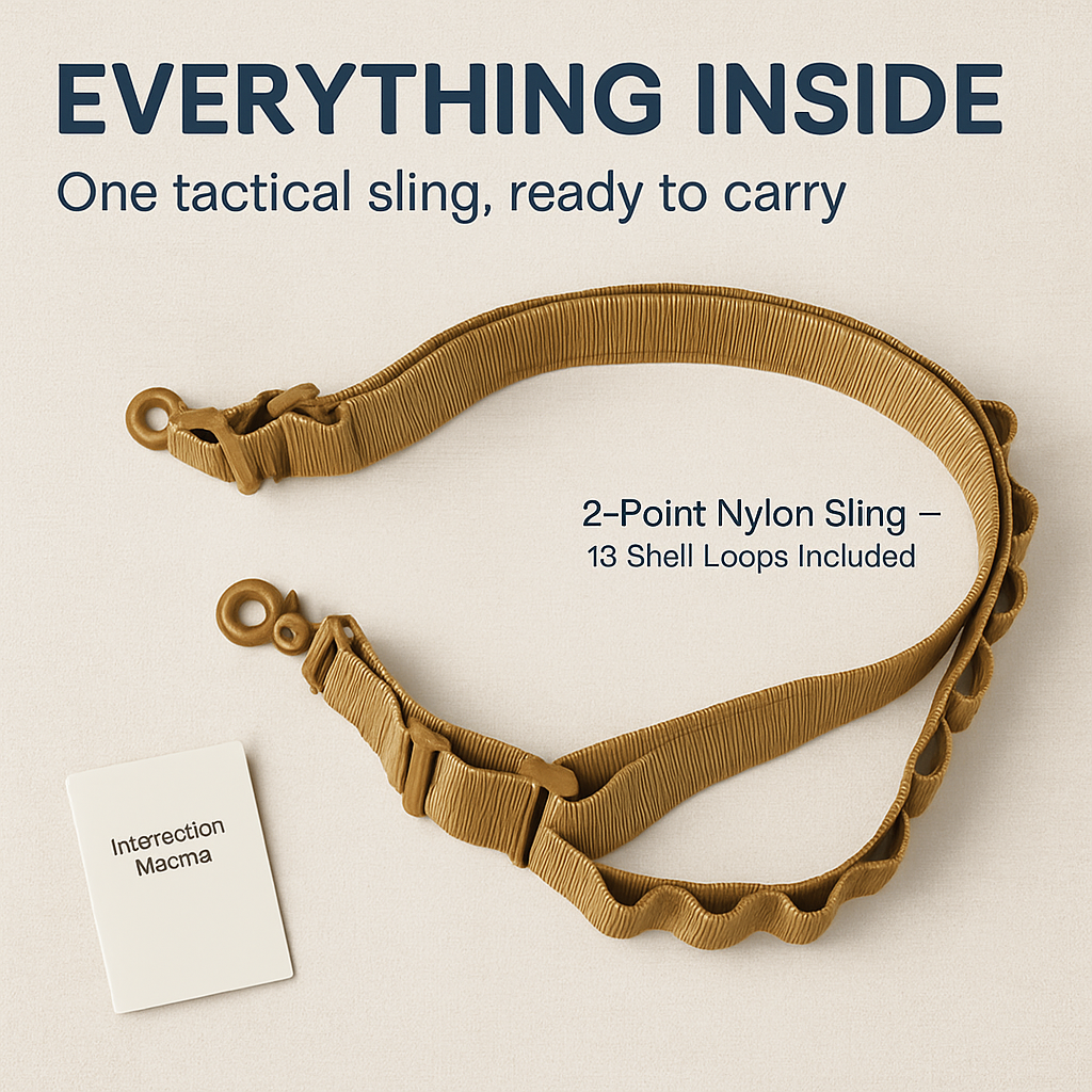 Tactical Shotgun Sling - Adjustable Shoulder Strap