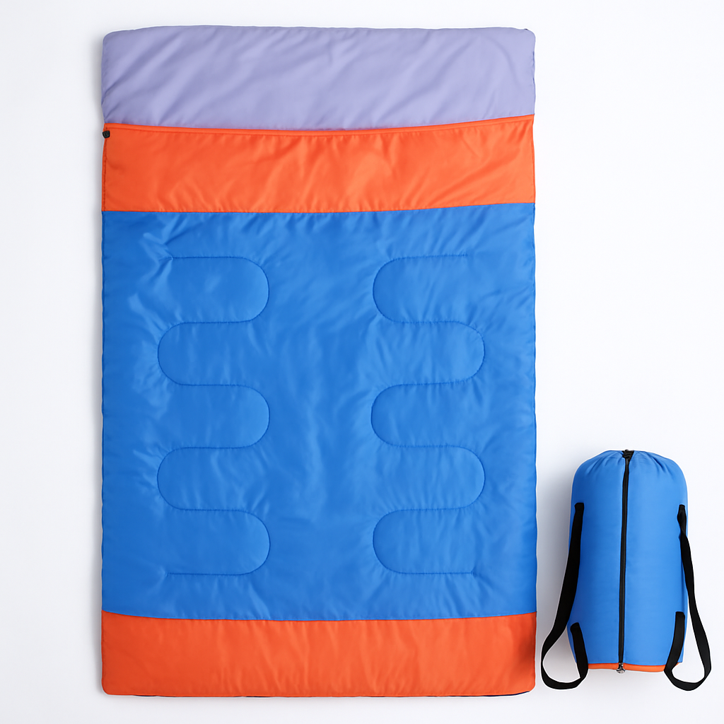 3 Person Sleeping Bag: Lightweight, Water-Resistant Outdoor