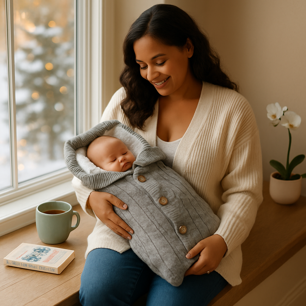 Baby Knit Swaddle Blanket for Newborns - Cozy Fleece Wraps