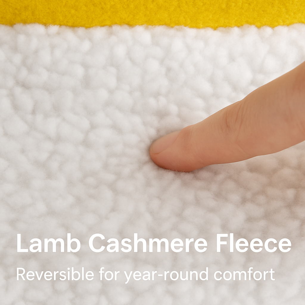 Pet Dog Bed: Soft Fleece Nest for Small Dogs