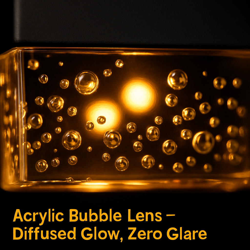 Solar Powered Deck Lights with Acrylic Bubble Lamps (6-Pack)