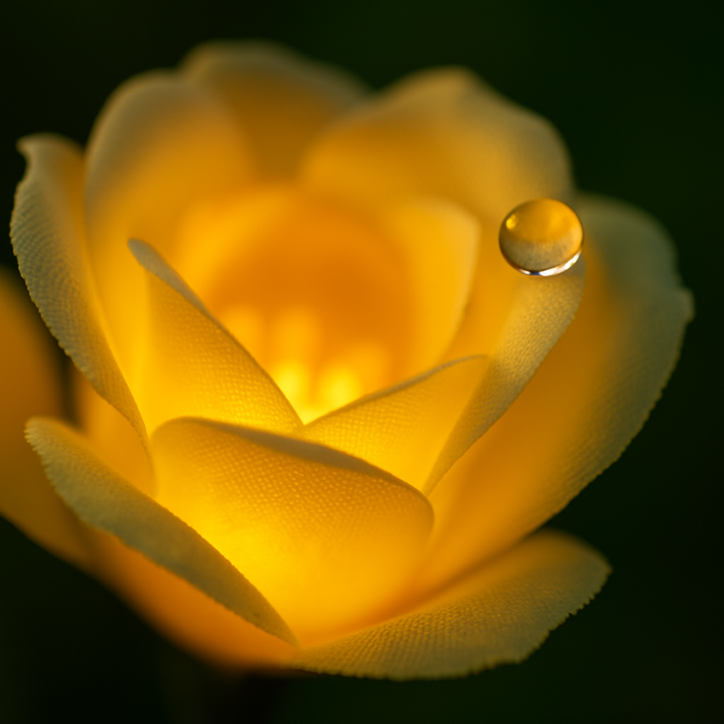 Solar Powered Rose Lights - Water-Resistant Pathway