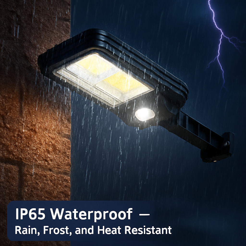 Solar Powered Motion Sensor Wall Light 300W
