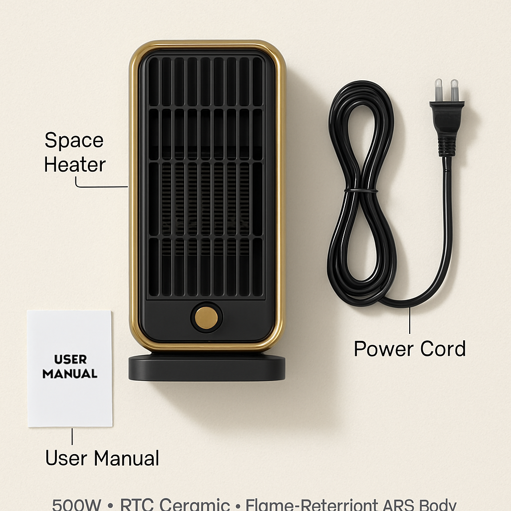 Ceramic Space Heater for Fast, Even Warmth in Any Room