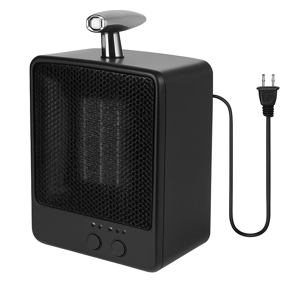 Portable Electric Space Heater with Tip-Over Protection