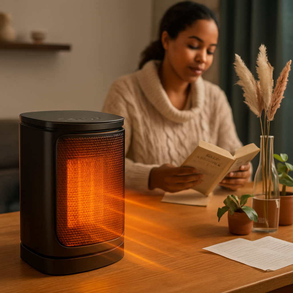 Ceramic Space Heater with 90° Oscillation and 3 Modes