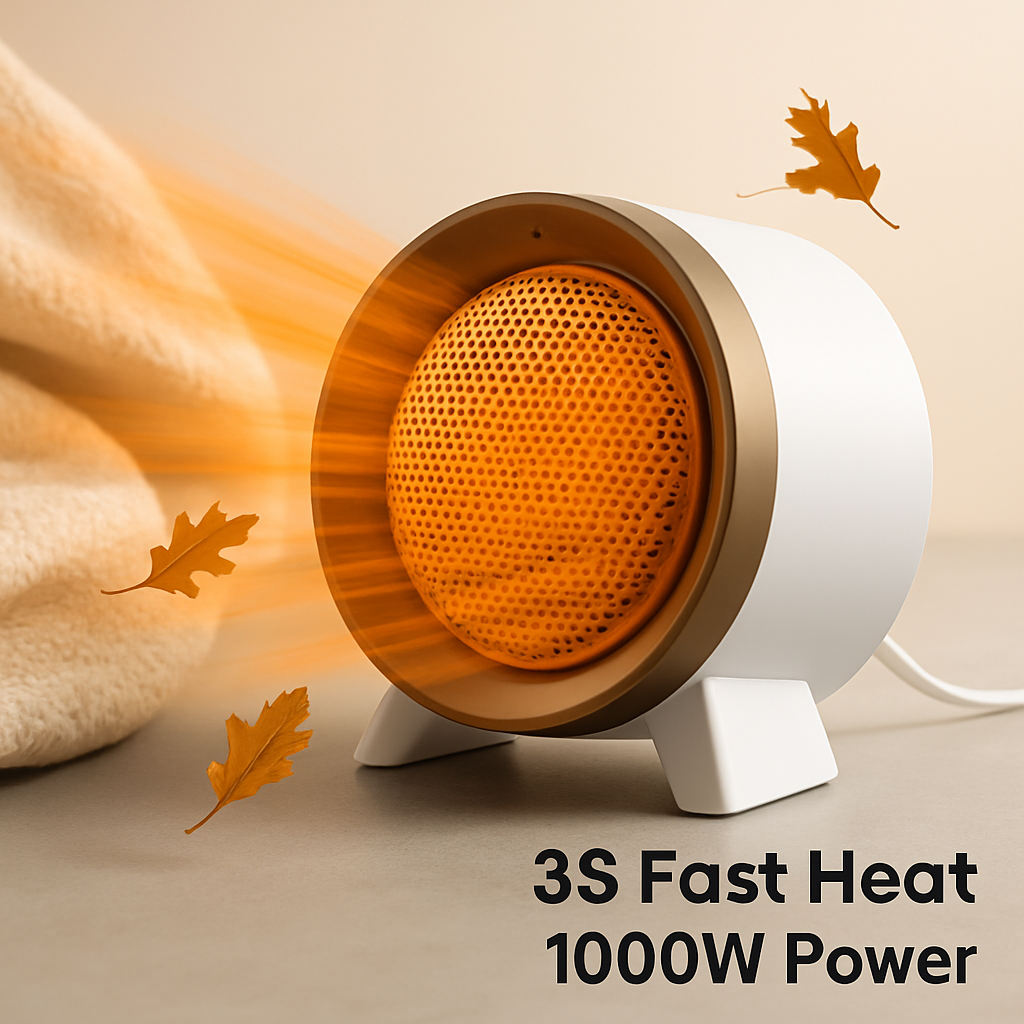 Ceramic Space Heater with 3 Modes and Fast Heating