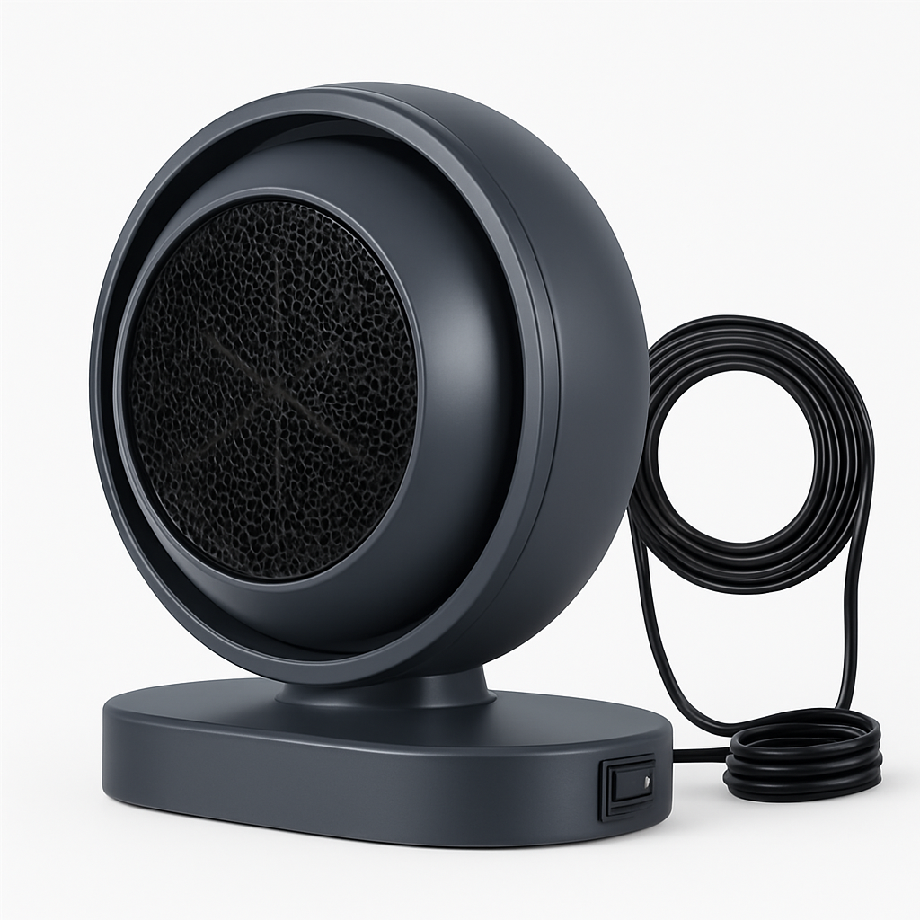 Space Heater with Tilt Head for Desk Use, Fast Heating