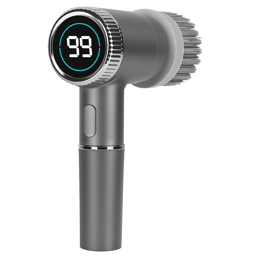 Electric Spin Scrubber Cordless Cleaner with 5 Heads