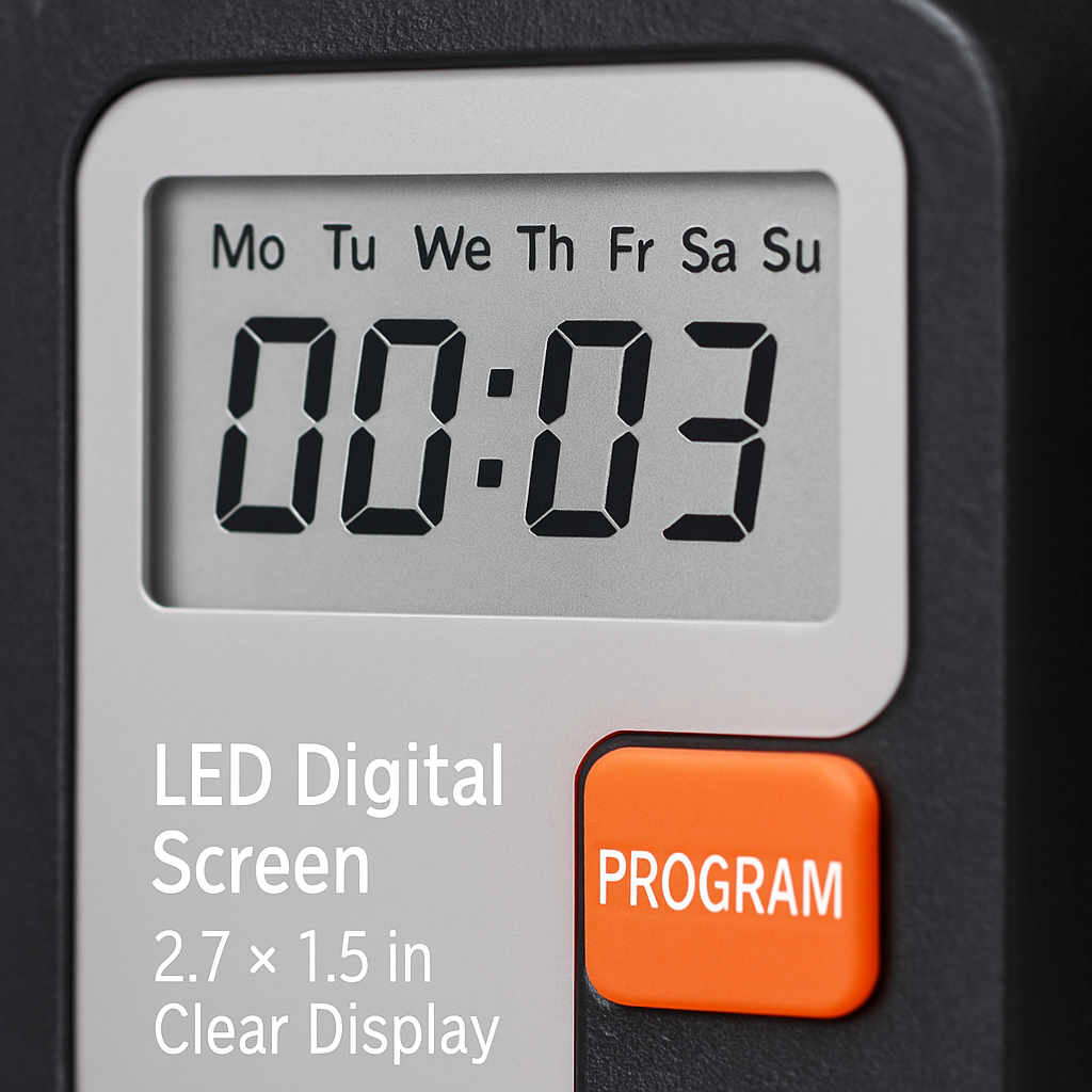Sprinkler Timer for Garden and Lawn with 3 Programs