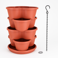 5-Tier Vertical Stackable Garden Planter Tower