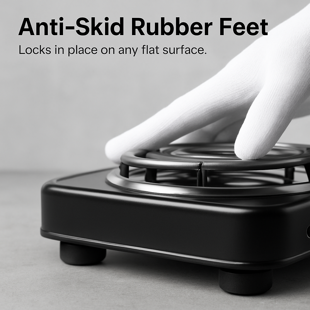 Compact Portable Burner Stove for Countertop Cooking