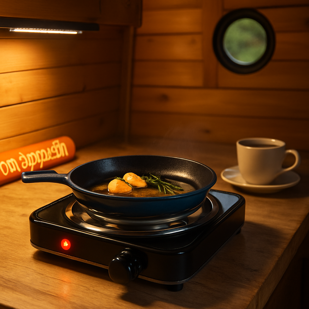 Compact Portable Burner Stove for Countertop Cooking