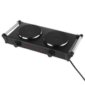 Electric Dual Burner Portable Hot Plate - Compact