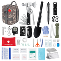 125Pcs Survival Kits for Outdoor Adventure and Camping