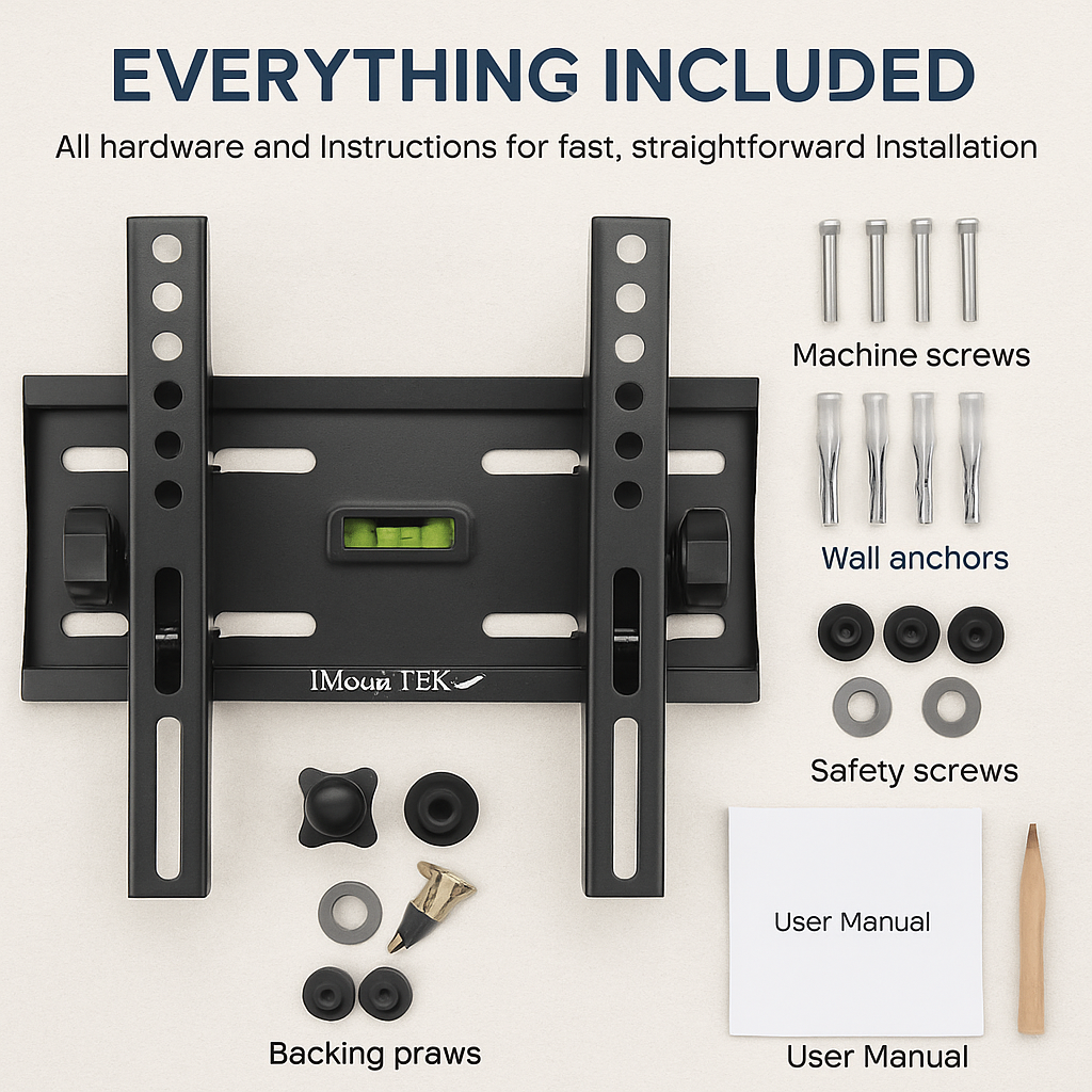 TV Wall Mount Bracket Tilt for 23"-42" LED/LCD/PLASMA Flat TV VESA 200x200mm