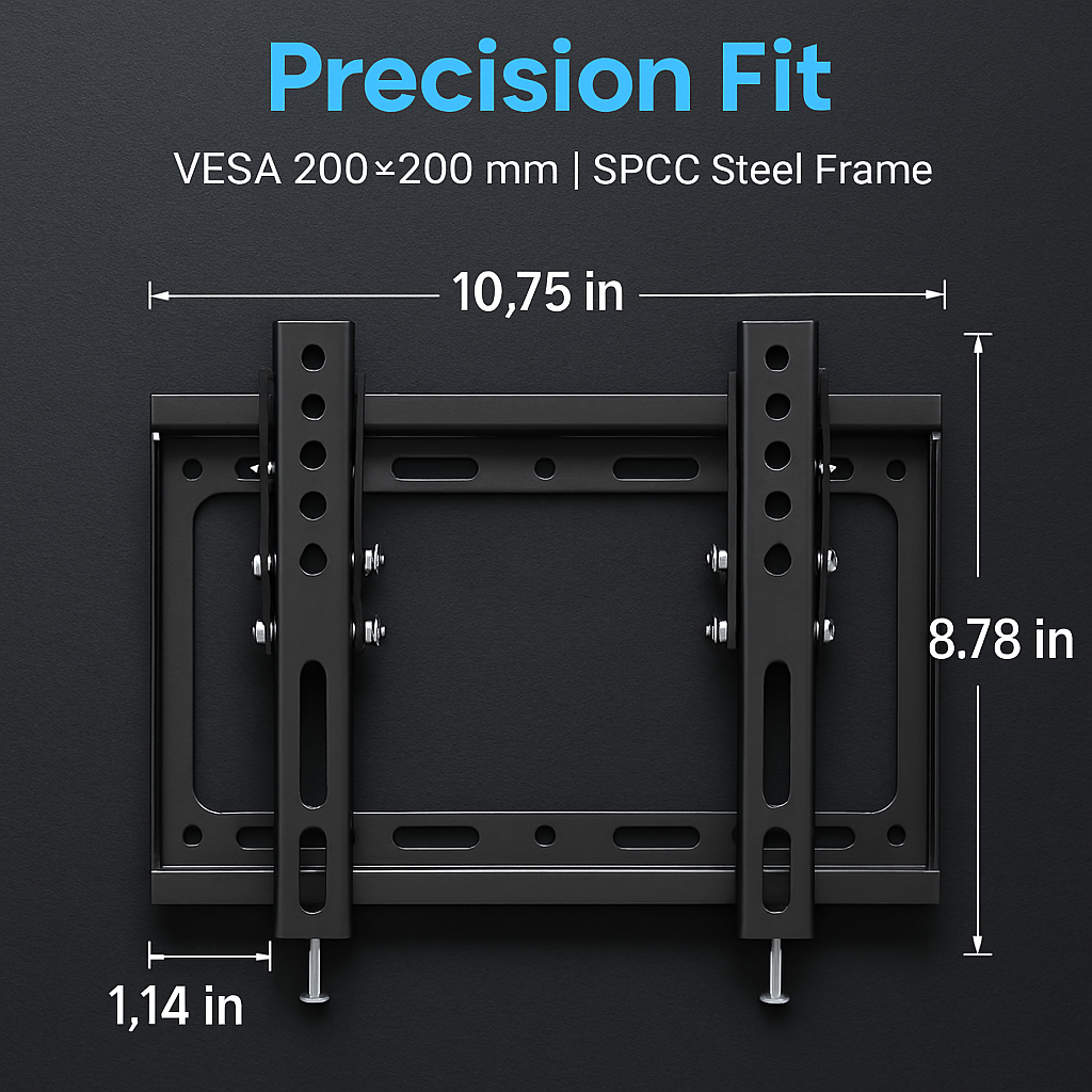 TV Wall Mount Bracket Tilt for 13"-42" LED/LCD/PLASMA Flat TV VESA 200x200mm