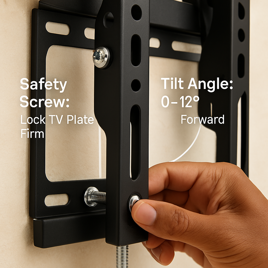 TV Wall Mount Bracket Tilt for 13"-42" LED/LCD/PLASMA Flat TV VESA 200x200mm
