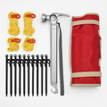 Tent Stakes Camping Hammer Tent Pegs Set for Tents