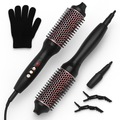 3-in-1 Thermal Hair Brush: Curler, Straightener & Comb
