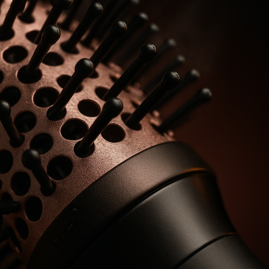 3-in-1 Thermal Hair Brush: Curler, Straightener & Comb