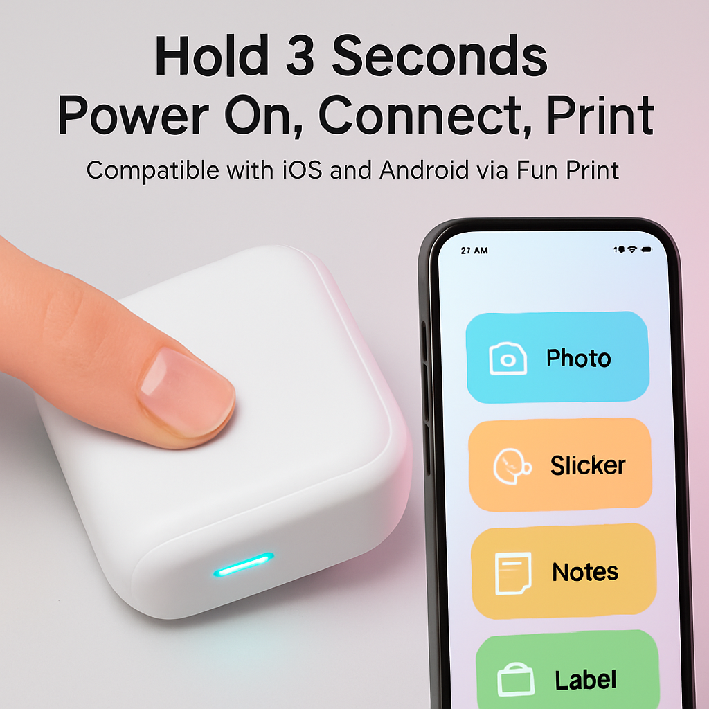 Mini Thermal Printing Paper Plate for Portable Printers