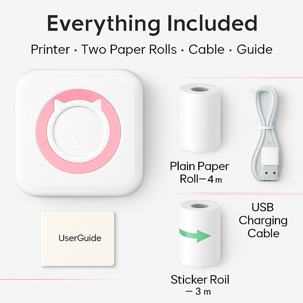 Mini Thermal Printing Paper Plate for Portable Printers