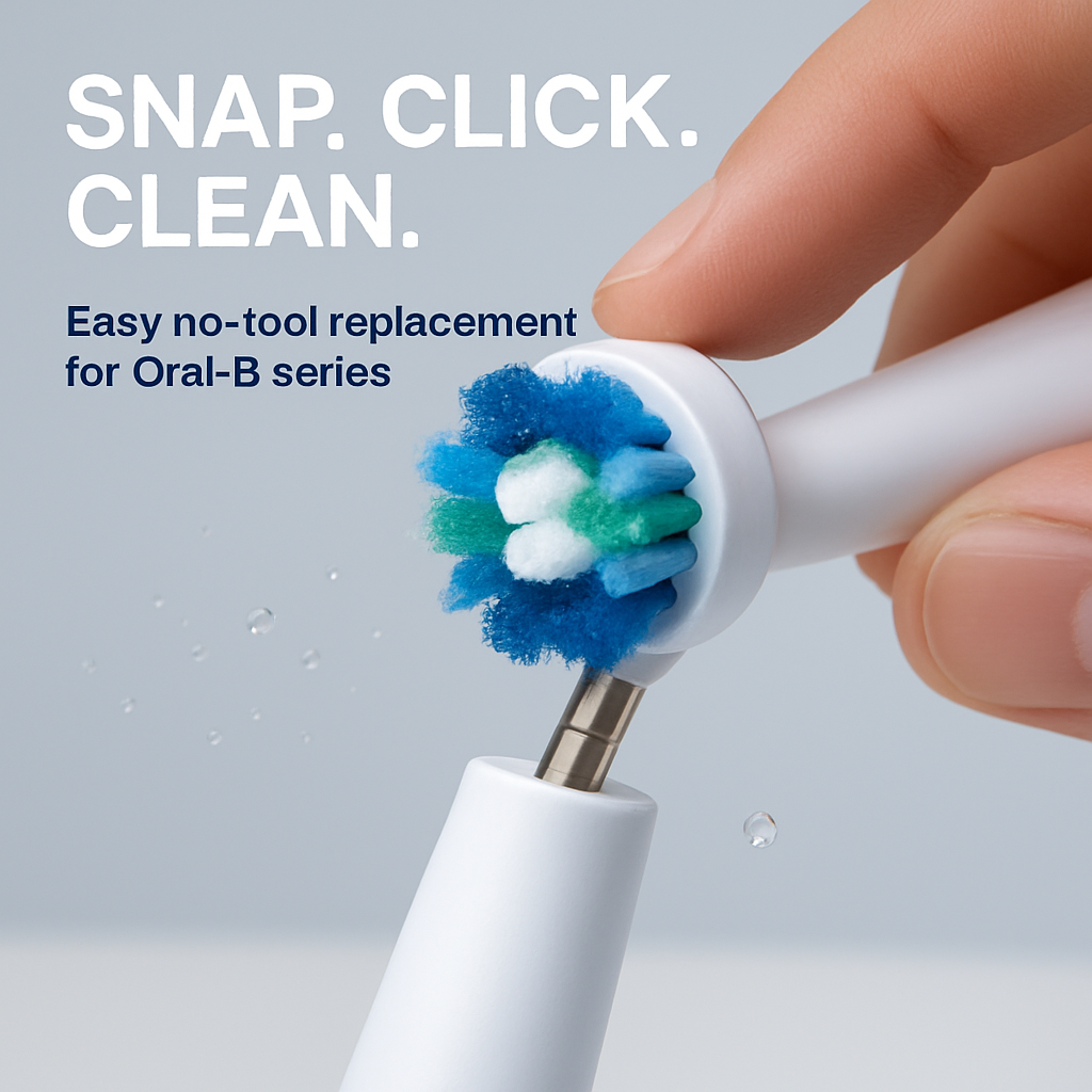 20 PCS Electric Toothbrush Heads Replacement for Oral B Series