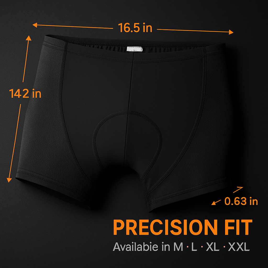 Men\'s Cycling Underwear Shorts 3D Padded Bike Underwear Shorts Breathable Moisture Absorbing Quick Dry