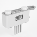 Toothbrush Holder Rack with Toothpaste Dispensers & Cups