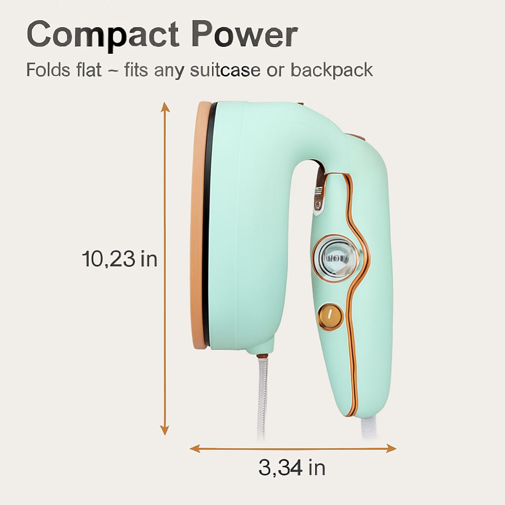 Foldable Handheld Clothes Steamer 1200W Portable