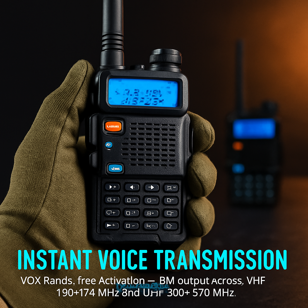 Dual-Band Walkie Talkie for Everyday Use