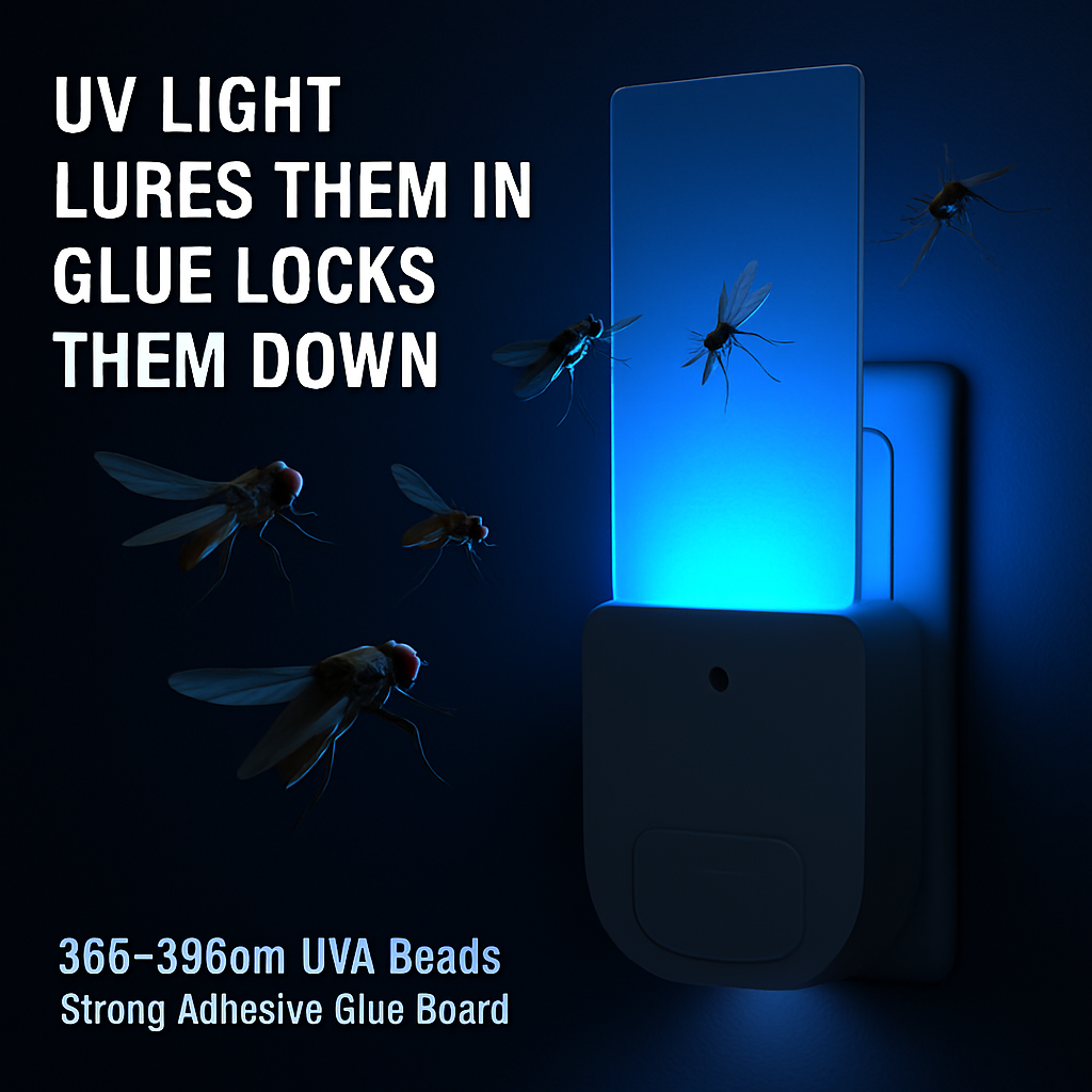 Indoor Flying Insect Trap with UV Light and Night Light