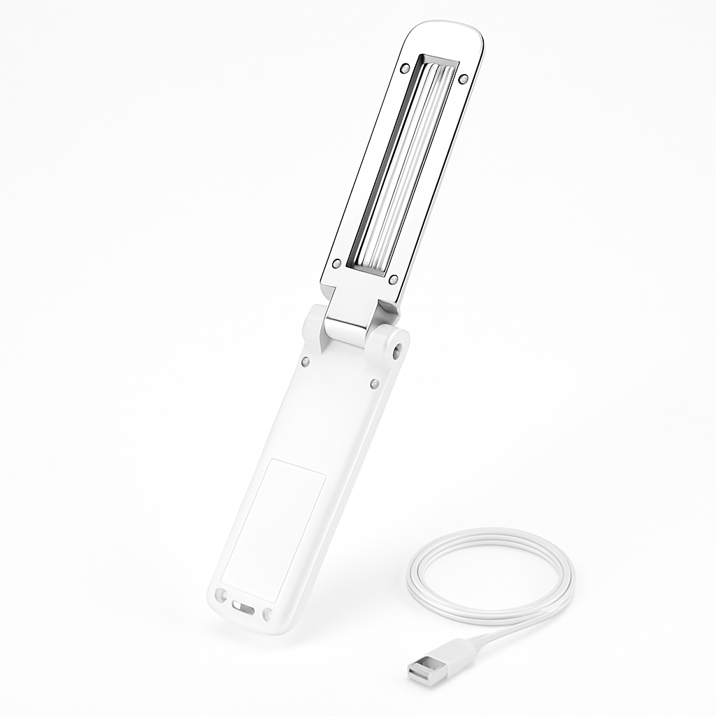 Foldable UV Sanitizer Wand for Surfaces in Home