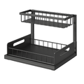 2 Tier Under Sink Organizer with Sliding Basket