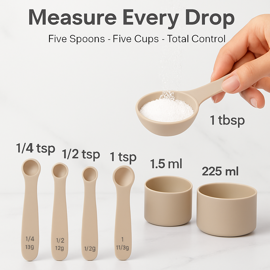 Kitchen Utensils Set with Holder - Spatulas & Spoons
