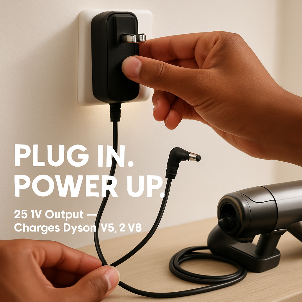 Vacuum Charger for V6-V8 Cordless Vacuum