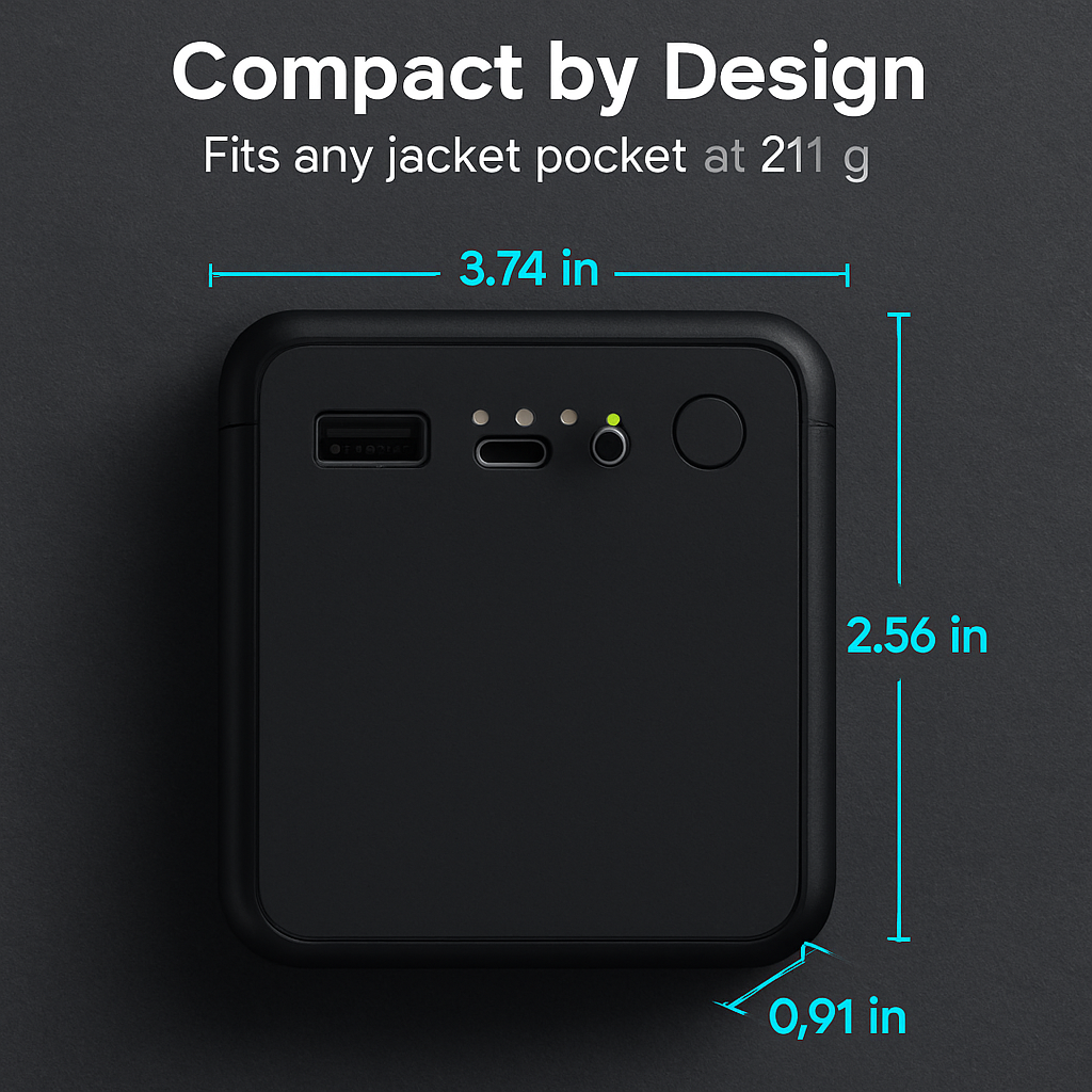 Power Bank for Heated Clothing with USB DC Output
