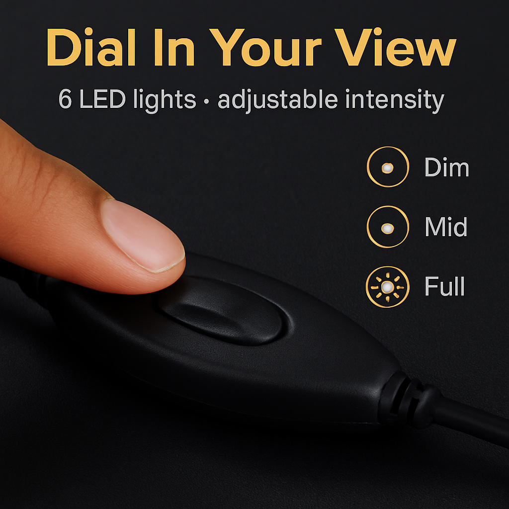 Ear Endoscope Wax Remover Tool with LED Lights