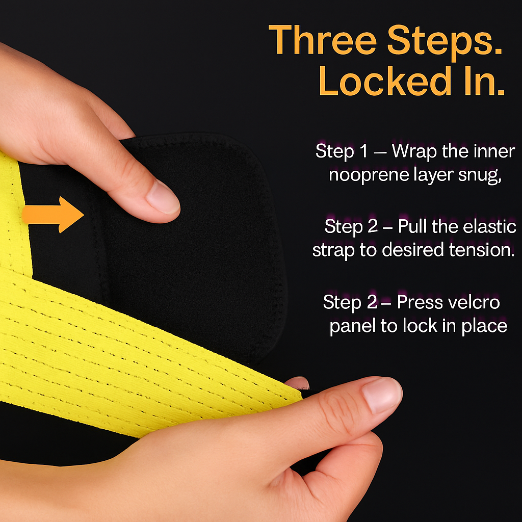 U-Shaped Slimming Waist Belt for Targeted Core Support