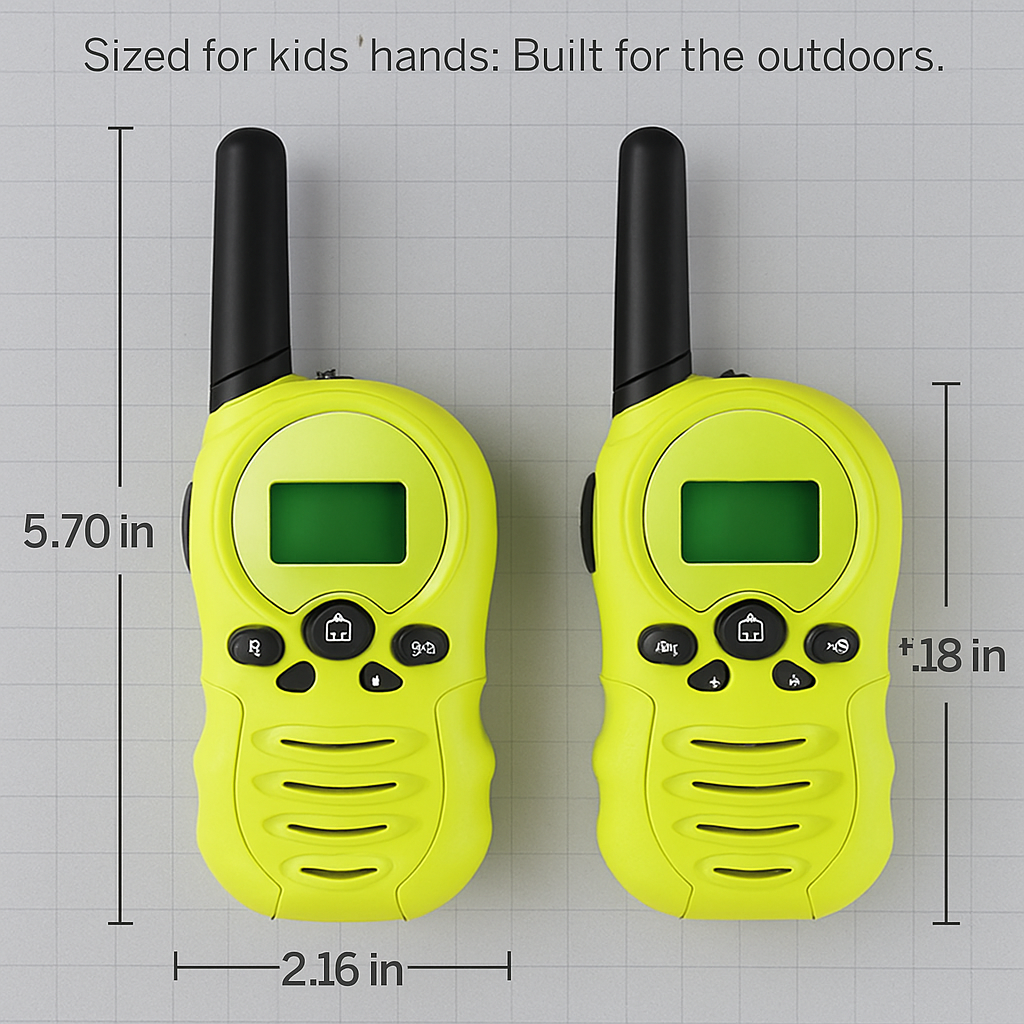 Walkie Talkies for Kids – 22-Channel 2-Way Radios