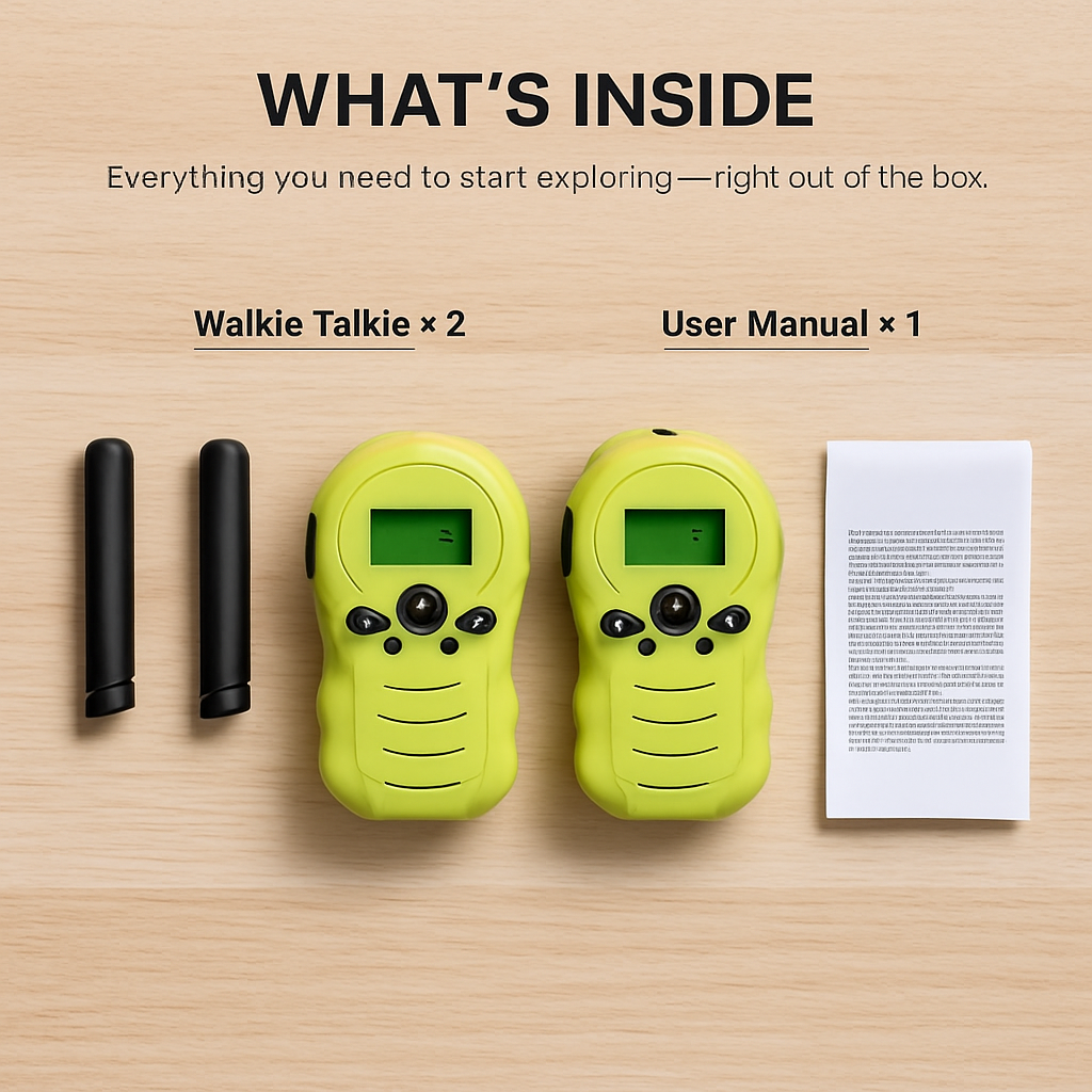 Walkie Talkies for Kids – 22-Channel 2-Way Radios