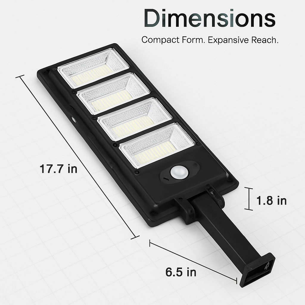Solar Powered Wall Light with PIR Motion Sensor