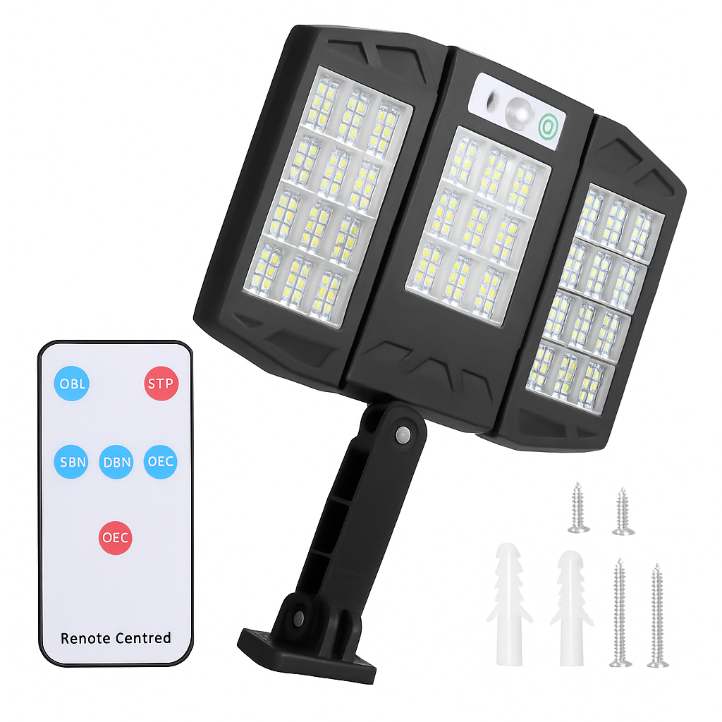 Outdoor Solar Wall Light with PIR Motion Sensor