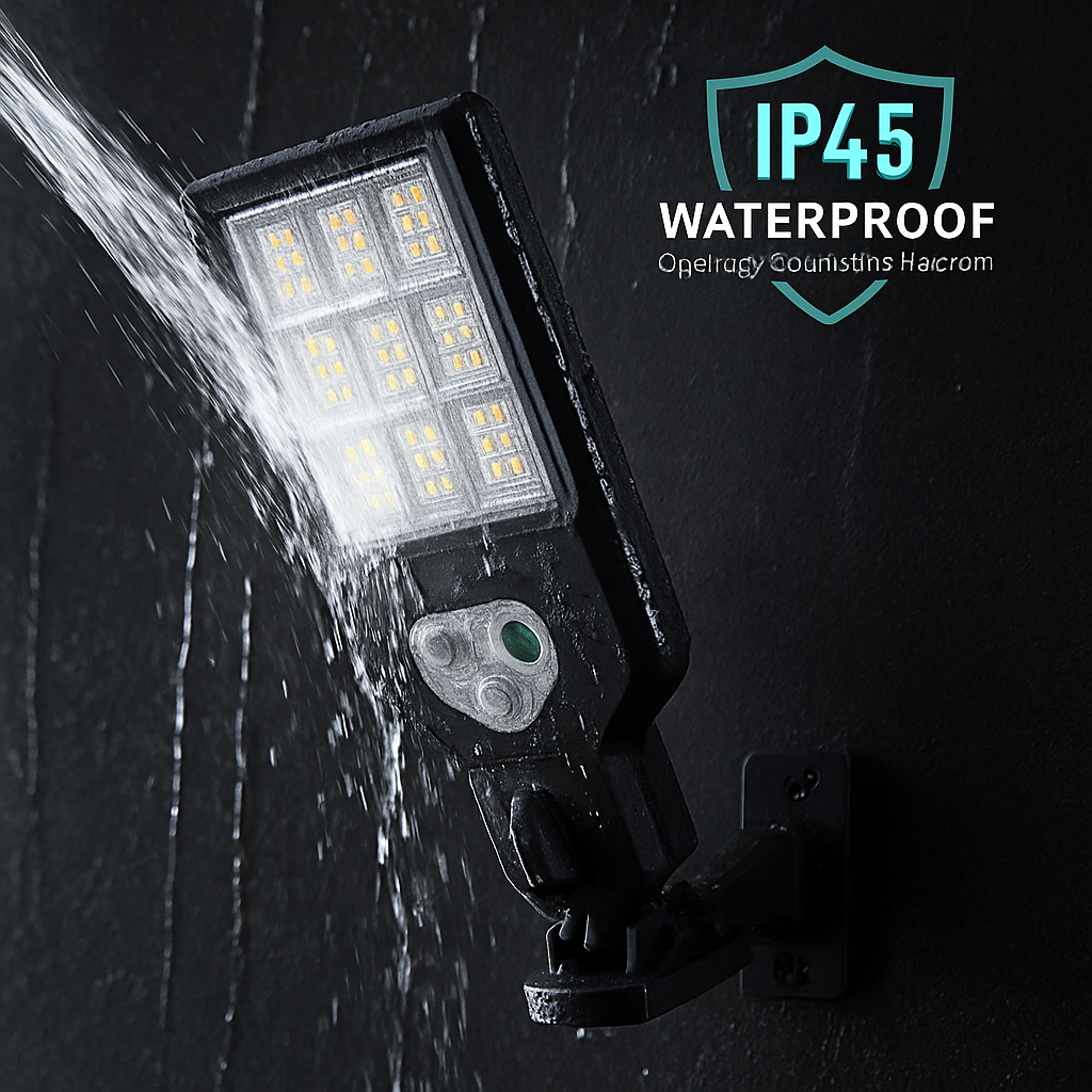 Outdoor Solar Wall Light with PIR Motion Sensor