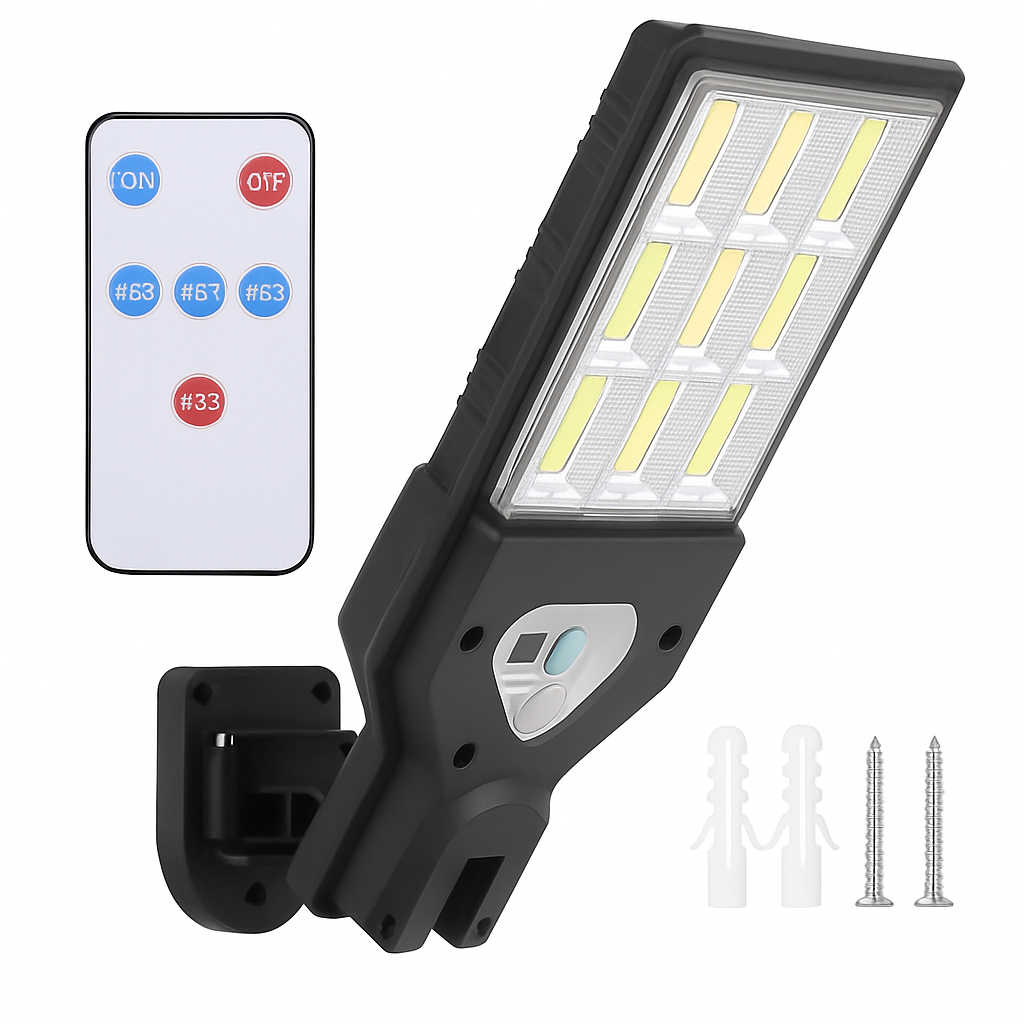 Outdoor Solar Wall Light with PIR Motion Sensor